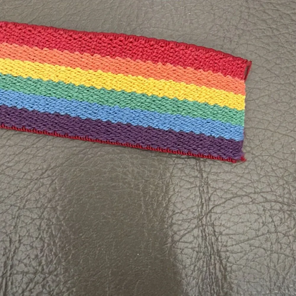 Vintage Rainbow Webbing Belting Trim 1.5